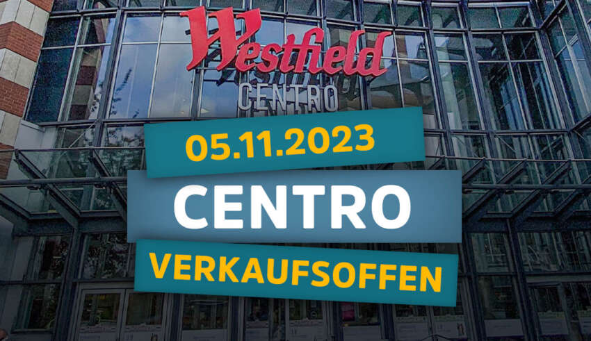 Verkaufsoffener Sonntag im Centro Oberhausen am 5. November 2023