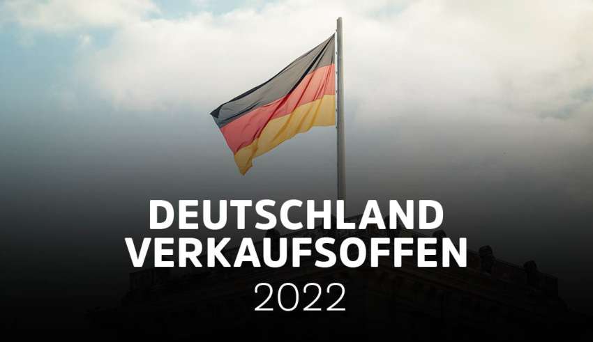 Übersicht verkaufsoffener Sonntage in Deutschland 2022