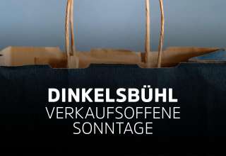 Verkaufsoffener Sonntag in Dinkelsbühl in Bayern