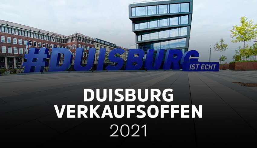 Verkaufsoffene Sonntage in Duisburg von Oktober bis Dezember
