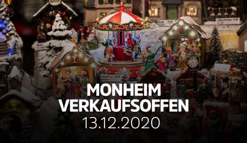 Verkaufsoffener Sonntag in Monheim am Rhein am 13.12.20