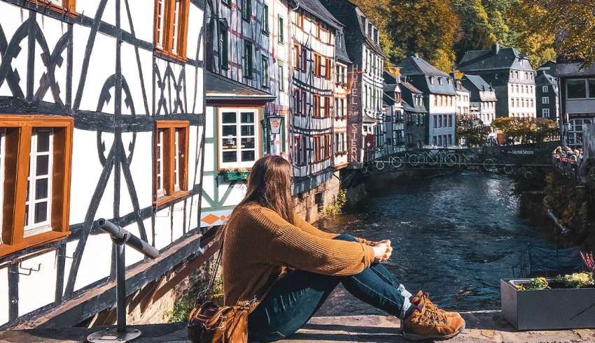 Verkaufsoffener Sonntag in Monschau in der Eifel