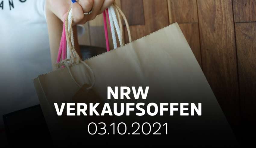 Verkaufsoffener Sonntag / Feiertag am 03.10.2021