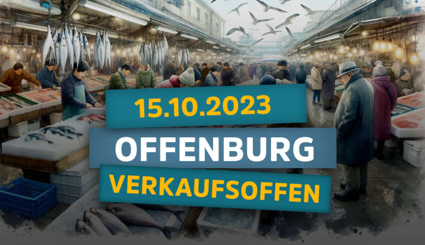 Offenburg Fischmarkt verkaufsoffen 2023