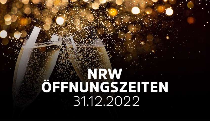 Öffnungszeiten der Geschäfte in NRW an Silvester