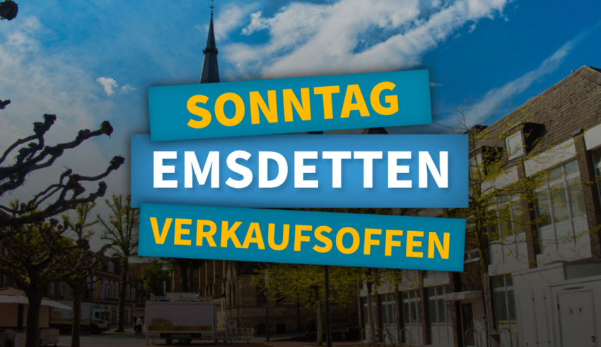 Emsdettener Frühlingsmarkt und verkaufsoffener Sonntag in Emsdetten