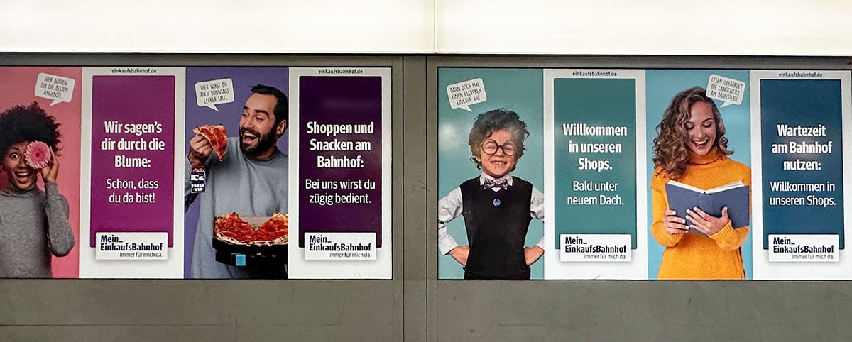 Verkaufsoffener Feiertag im Einkaufsbahnhof 