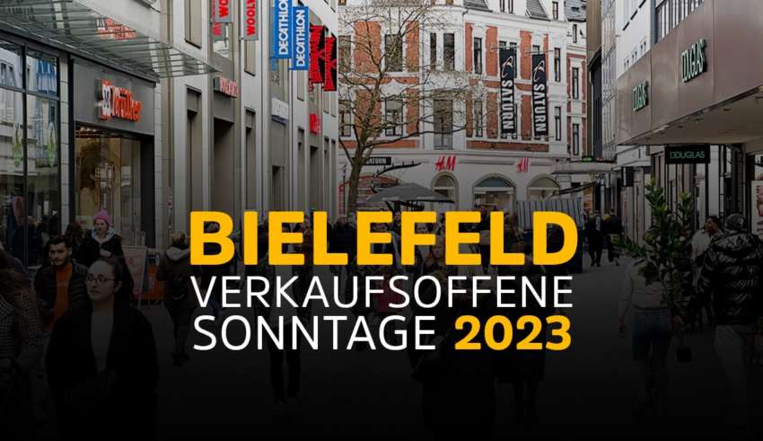 Verkaufsoffener Sonntag in Bielefeld am 02.04.2023