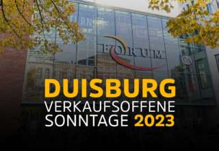 Die verkaufsoffenen Sonntage für Duisburg 2023 stehen fest