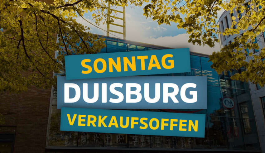 Verkaufsoffener Sonntag in Duisburg im Ruhrgebiet