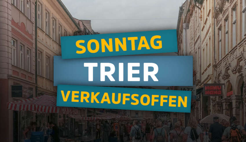 Verkaufsoffener Sonntag in der Innenstadt von Trier