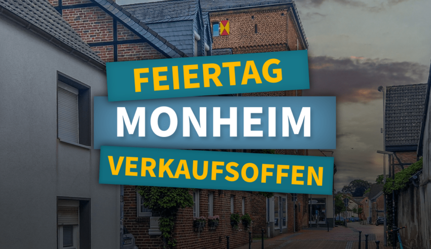Verkaufsoffener Feiertag in Monheim am Rhein