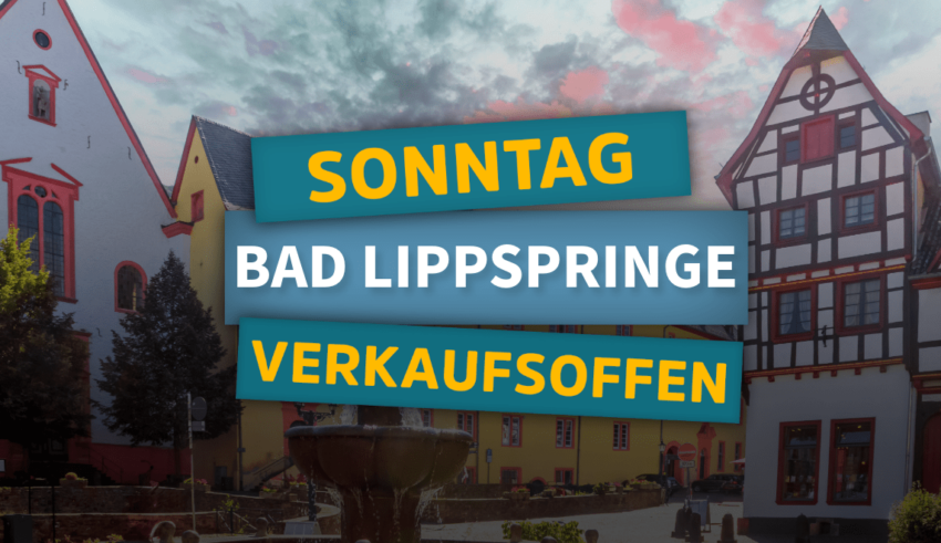 Verkaufsoffener Sonntag Bad Lippspringe