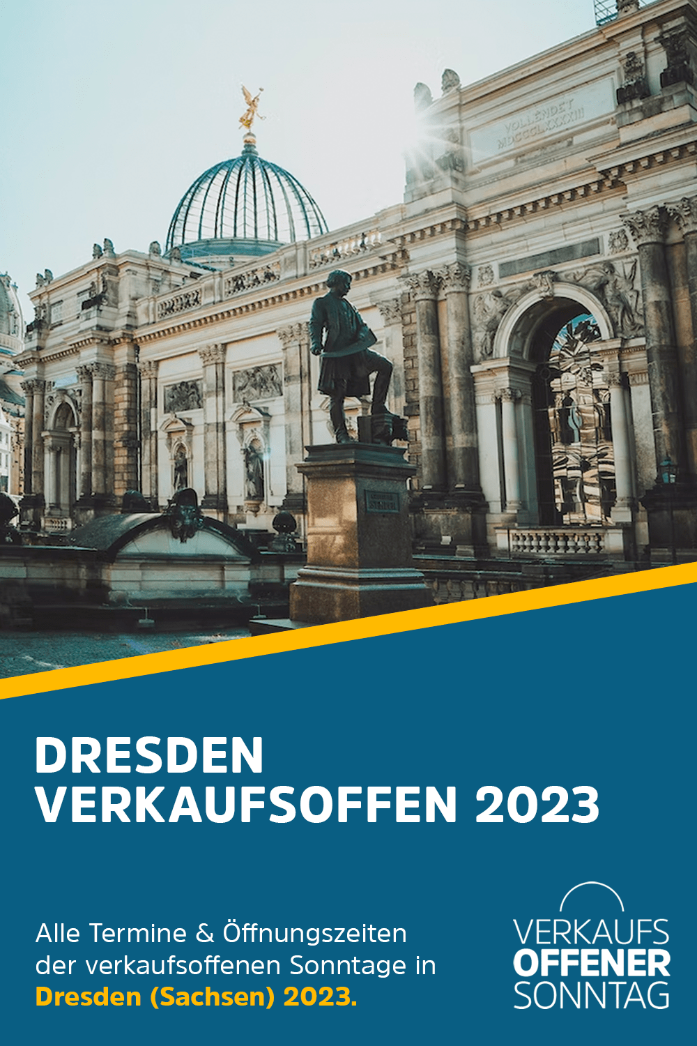 Übersicht verkaufsoffene Sonntag Dresden 2023