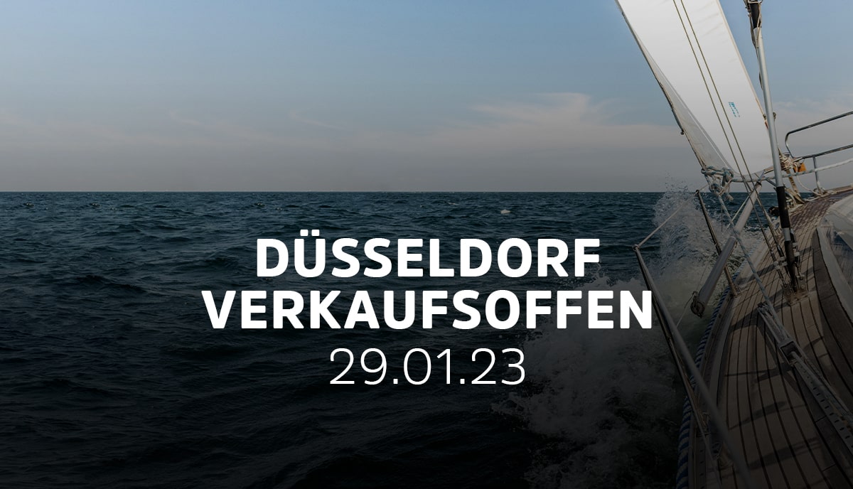 Düsseldorf - ( 29.01.23 ) - Verkaufsoffener Sonntag zur Messe Boot in der City