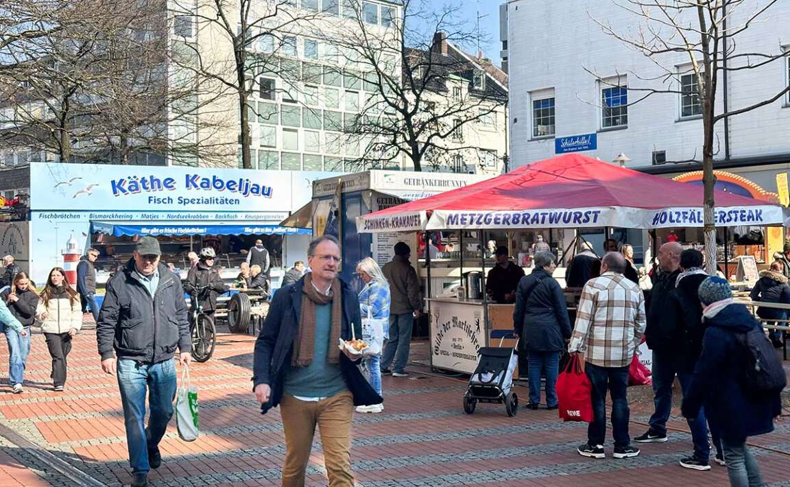 Gilde der Marktschreier und verkaufsoffener Sonntag in Essen-Steele