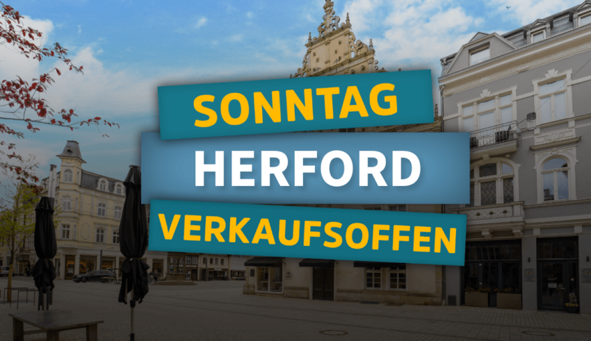 Verkaufsoffener Sonntag in Herford zum Hoekerfest