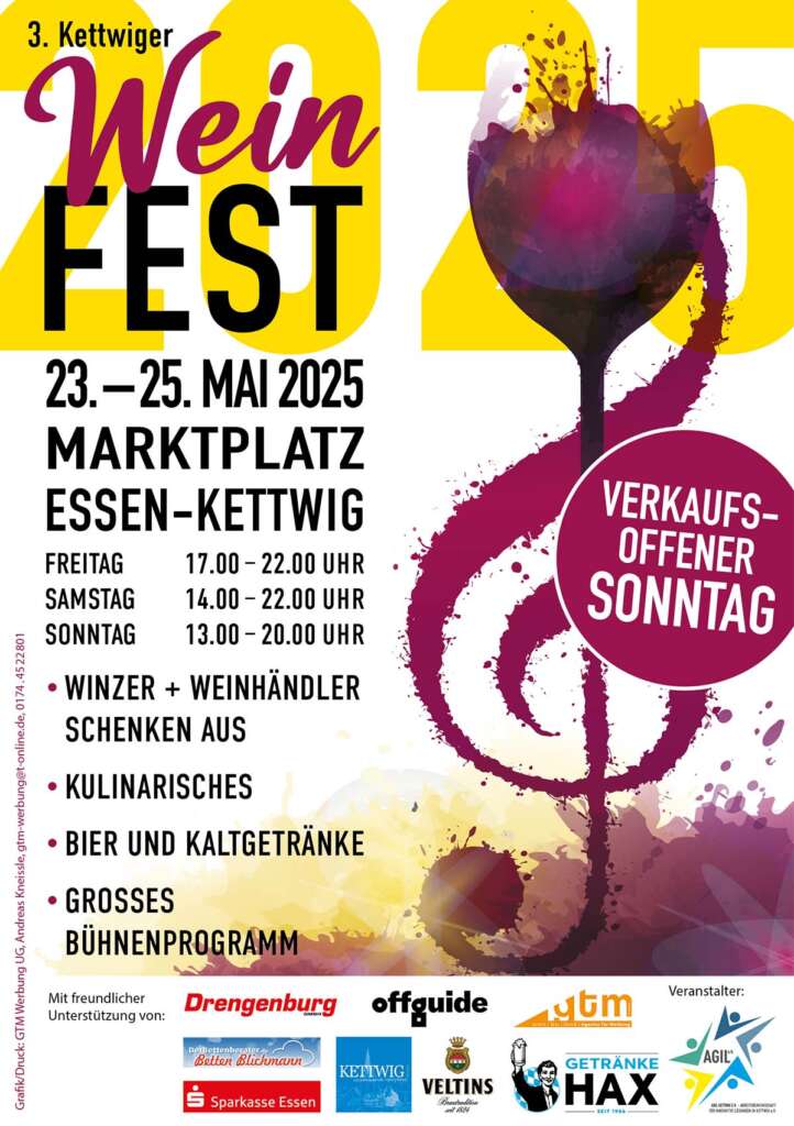Verkaufsoffener Sonntag in Kettwig zum Weinfest