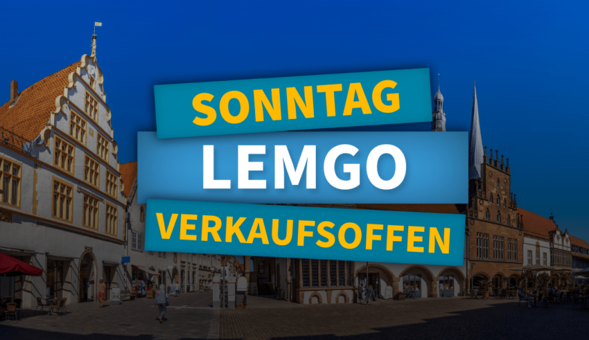 Verkaufsoffener Sonntag Lemgo in OWL
