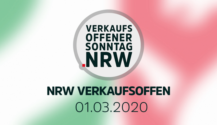 Verkaufsoffener Sonntag NRW am 01.03.2020 Übersicht vom 1. März 20