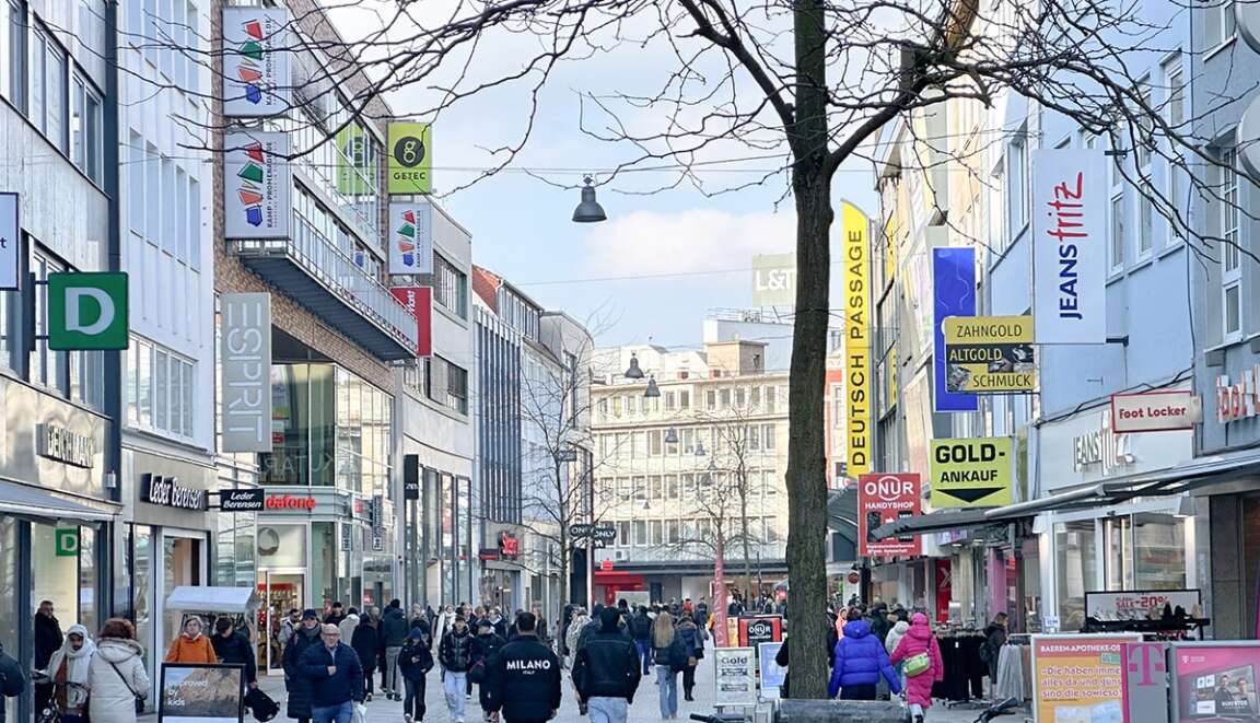 Einkaufen in der Osnabrücker Innenstadt