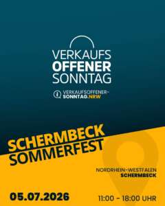 Verkaufsoffener Sonntag in Schermbeck - Alle Infos auf einen Blick