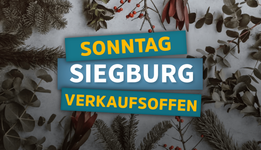 Verkaufsoffener Sonntag Siegburg