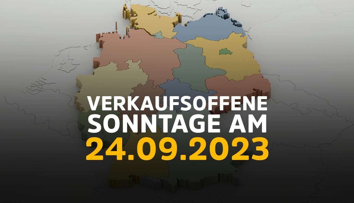 Verkaufsoffener Sonntag am 24.09.23 Alle Highlights vom 24. September