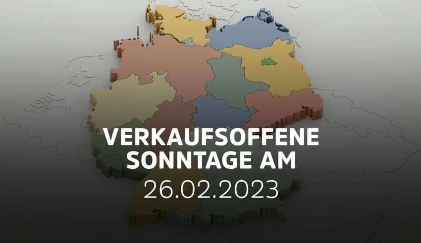 Verkaufsoffener Sonntag am 26.02.2023