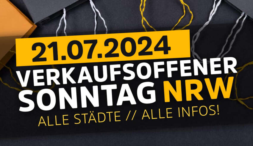 Verkaufsoffener Sonntag heute in NRW - Das sind die Städte
