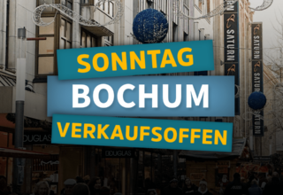 Verkaufsoffener Sonntag in Bochum zum Weihnachtsmarkt in der Innenstadt