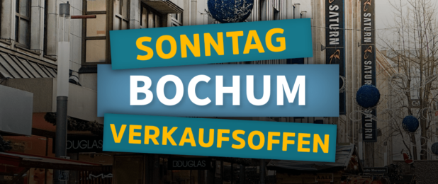 Verkaufsoffener Sonntag in Bochum zum Weihnachtsmarkt in der Innenstadt