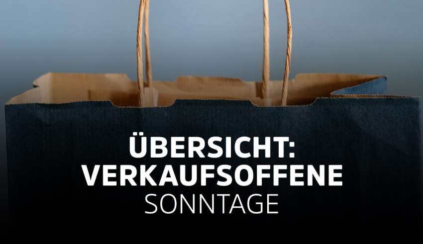 Übersicht verkaufsoffener Sonntage in Deutschland