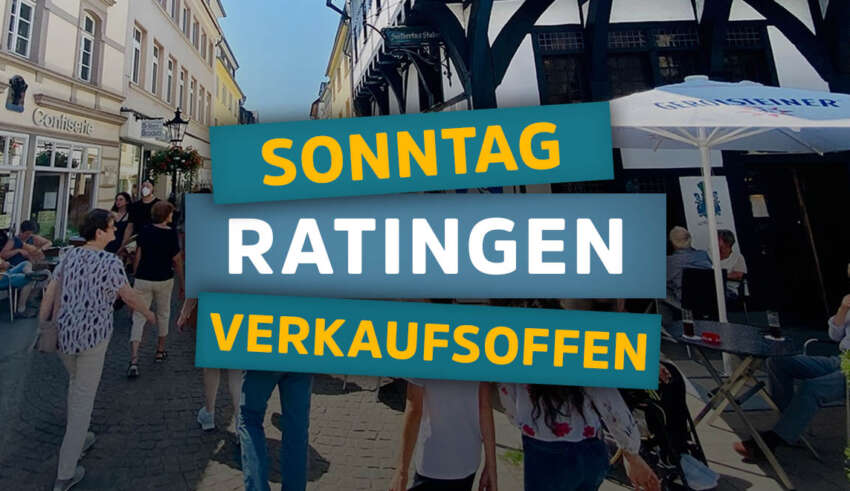 Verkaufsoffener Sonntag in Ratingen - Innenstadt verkaufsoffen