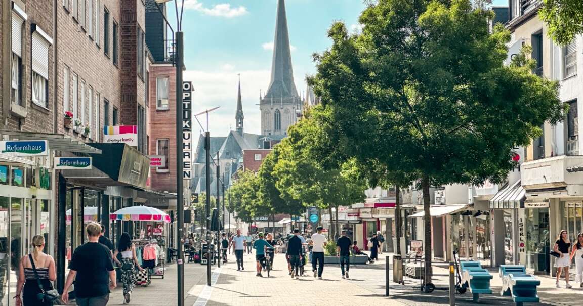 Verkaufsoffener Sonntag in Wesel auf der Hohe Straße