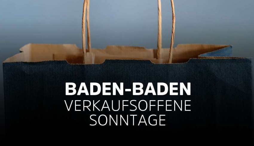 Verkaufsoffener Sonntag Baden-Baden