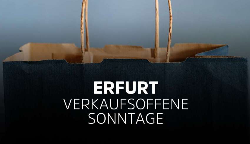 Verkaufsoffener Sonntag in Erfurt