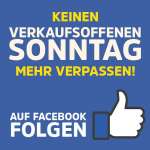 Folge Verkaufsoffener Sonntag NRW auf Facebook!