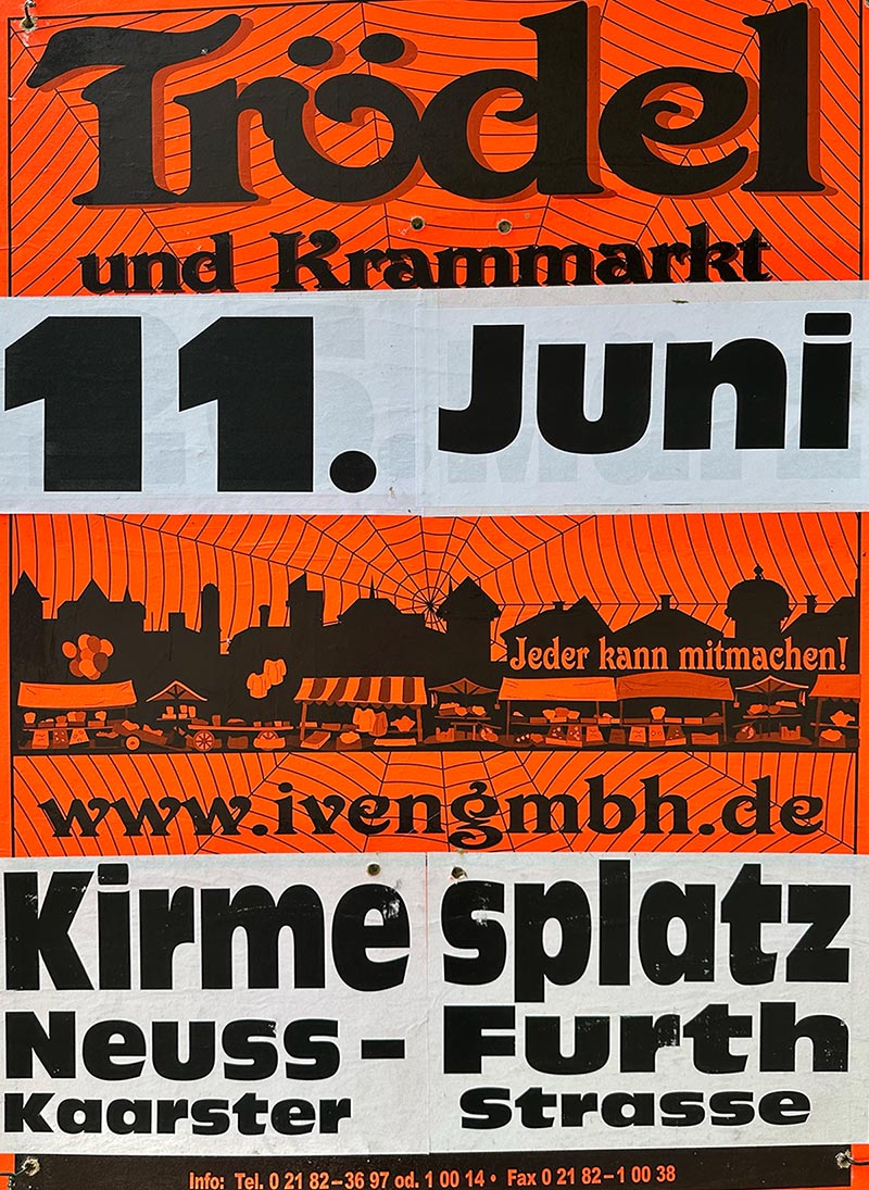 Flohmarkt NRW - ( 11.06.23 ) - Trödelmärkte in NRW