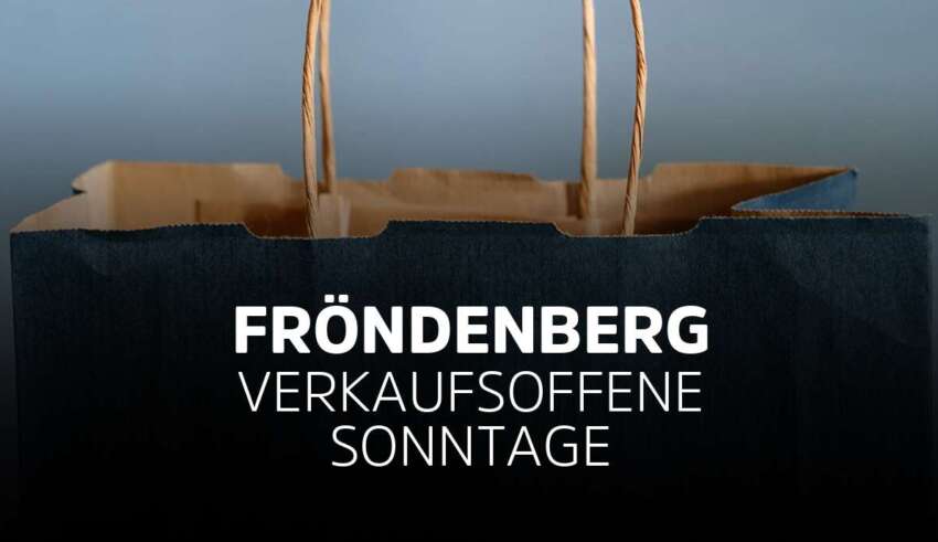 Verkaufsoffener Sonntag Fröndenberg in Nordrhein-Westfalen