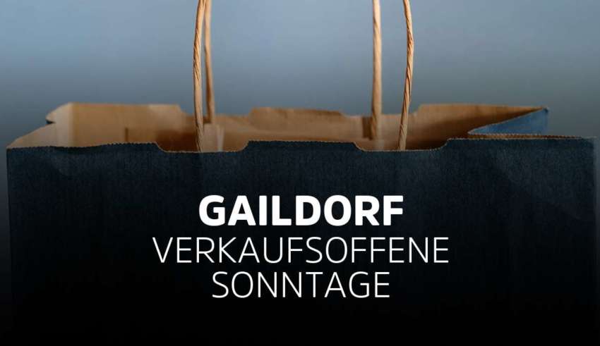 Verkaufsoffener Sonntag in Gaildorf - An diesen Terminen öffnen die Geschäfte