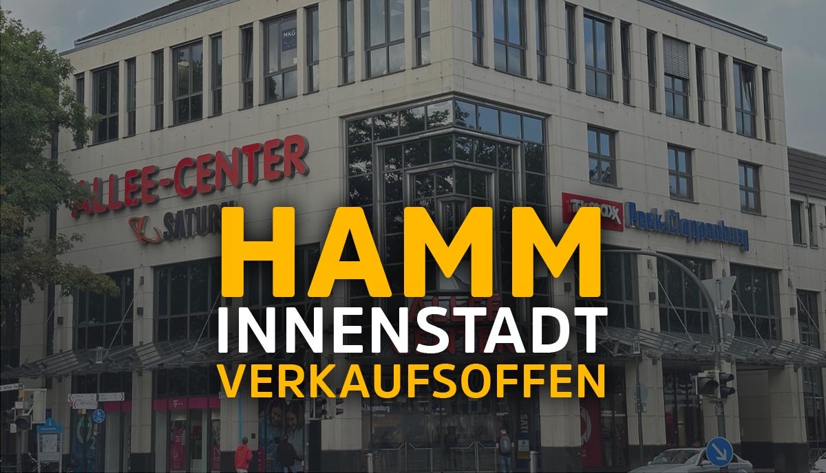 HAMM am 14.12.25 – Verkaufsoffener Sonntag in der City