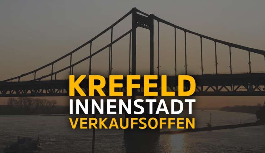 Verkaufsoffener Sonntag in der Krefelder Innenstadt