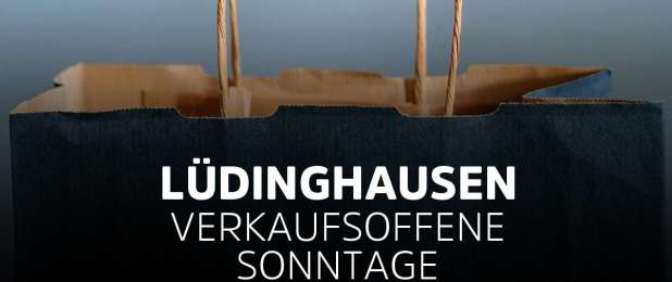 Verkaufsoffener Sonntag Lüdinghausen im Münsterland