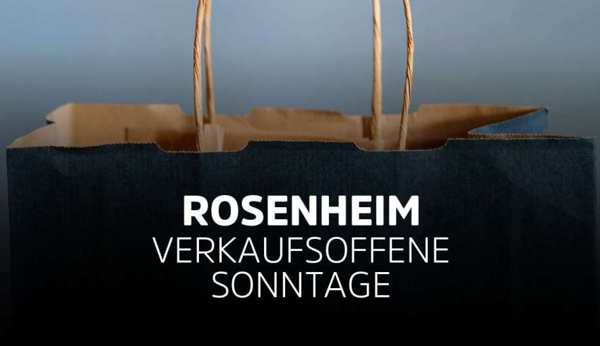 Verkaufsoffener Sonntag Rosenheim