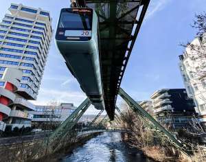 Schwebebahn in Wuppertal 2021