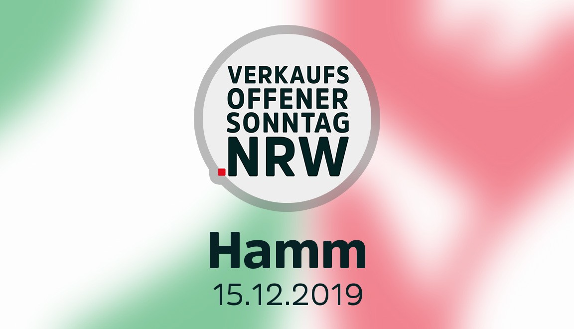 Sonntags offen in Hamm am 15.12.2019