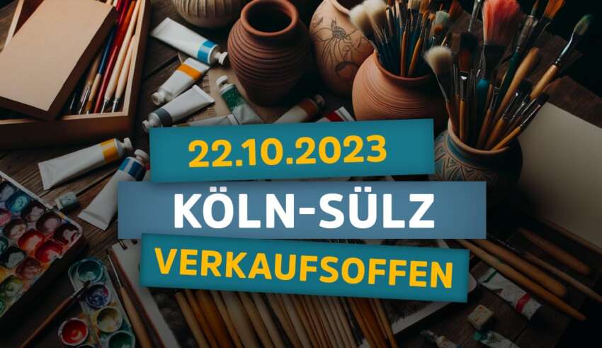 Verkaufsoffener Sonntag in Köln-Sülz am 22.10.23