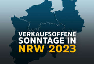 Verkaufsoffener Sonntag NRW 2023 - Alle Termine & Öffnungszeiten